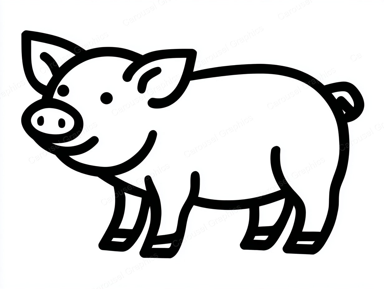 Pig Vector Graphic preview