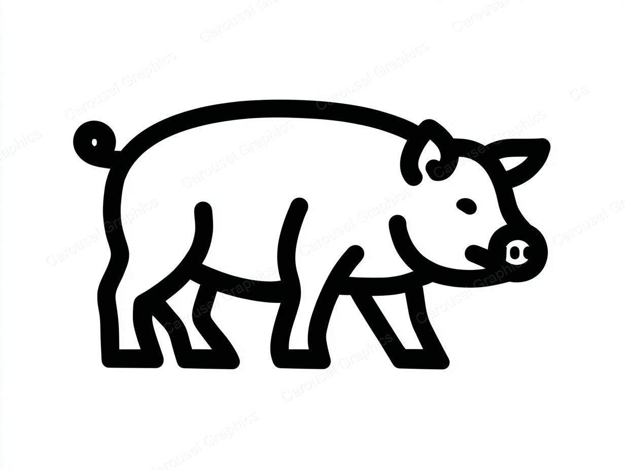 Pig Vector Graphic preview