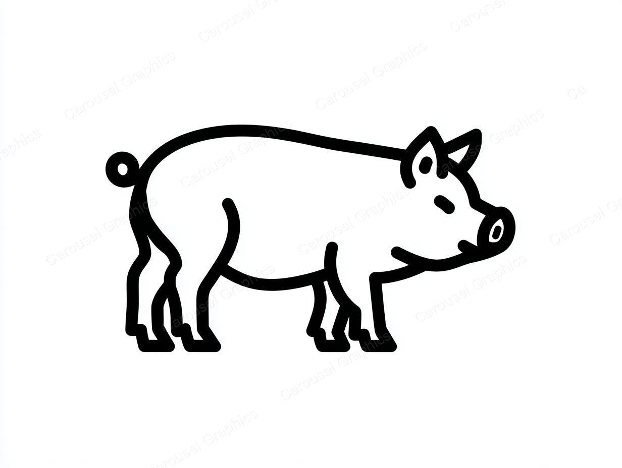 Pig Vector Graphic preview