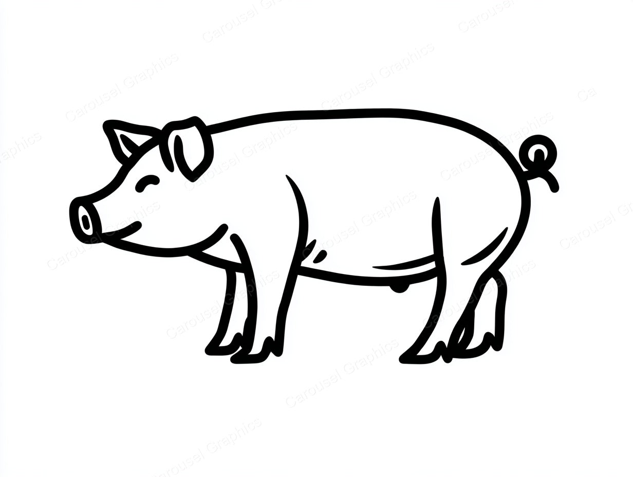 Pig Vector Graphic preview