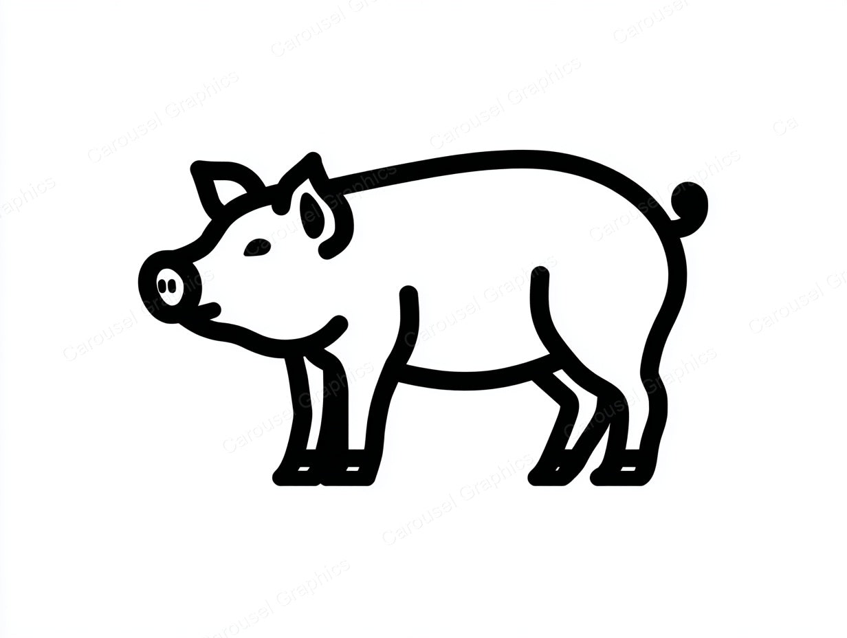 Pig Vector Graphic preview