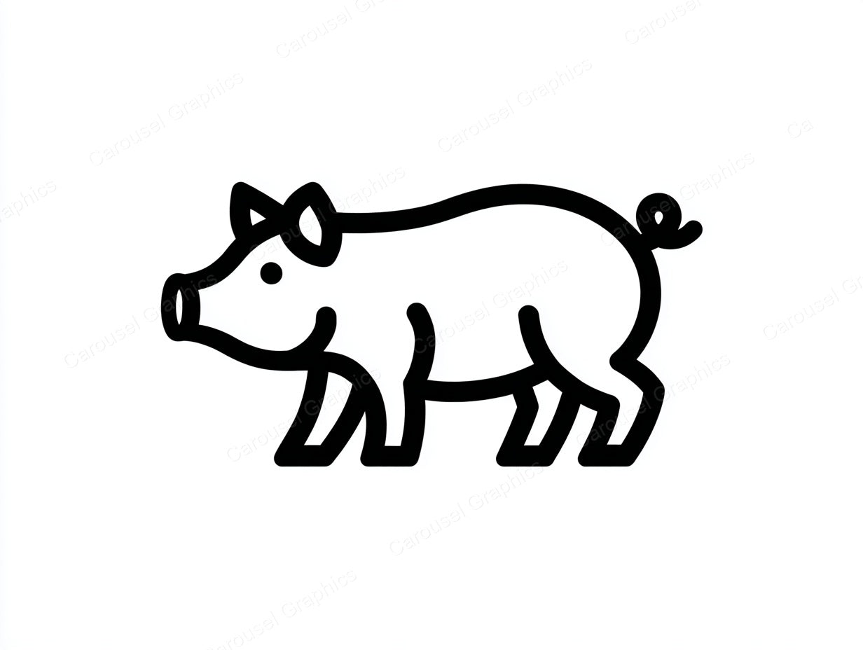 Pig Vector Graphic preview