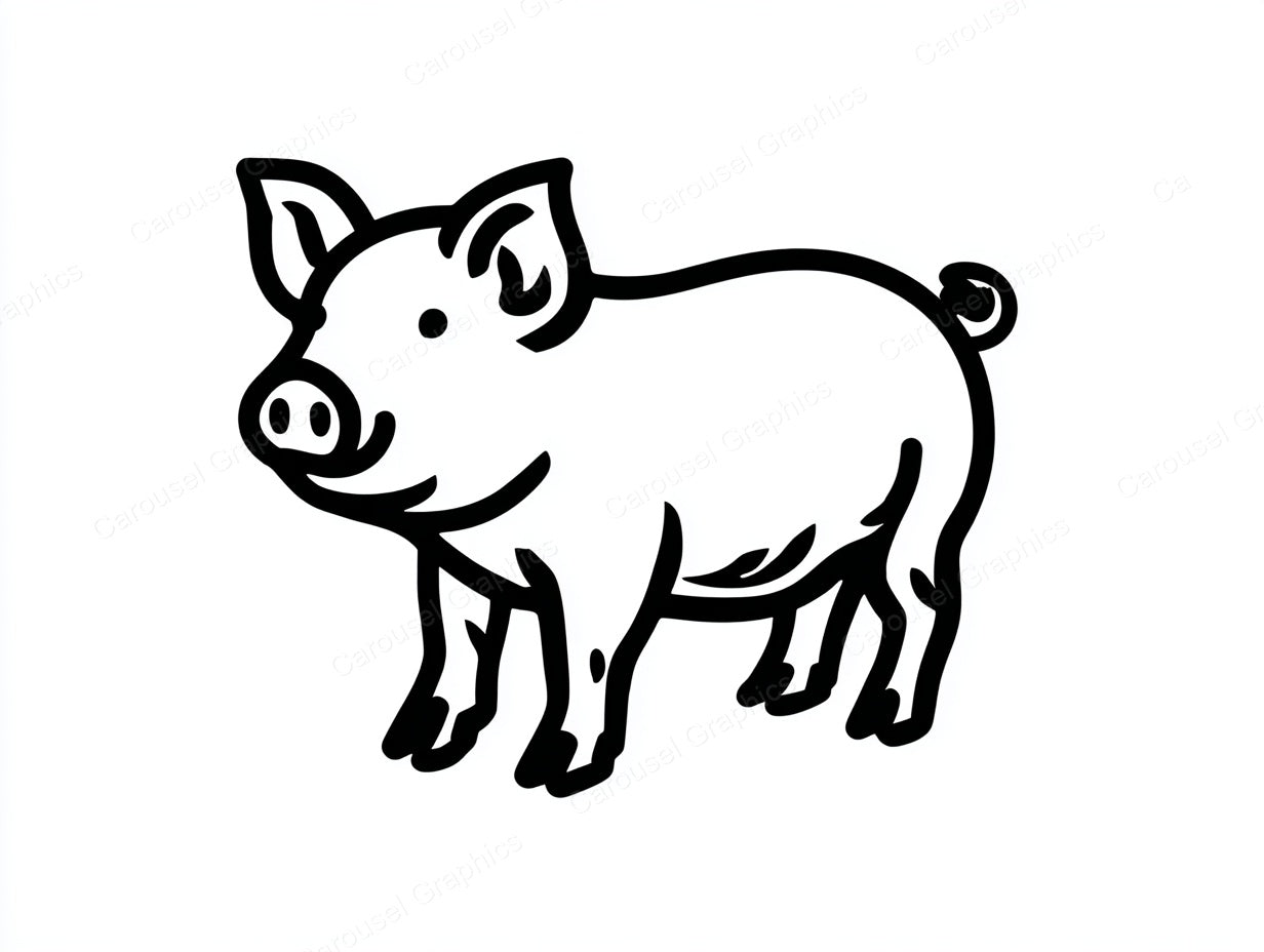 Pig Vector Graphic preview