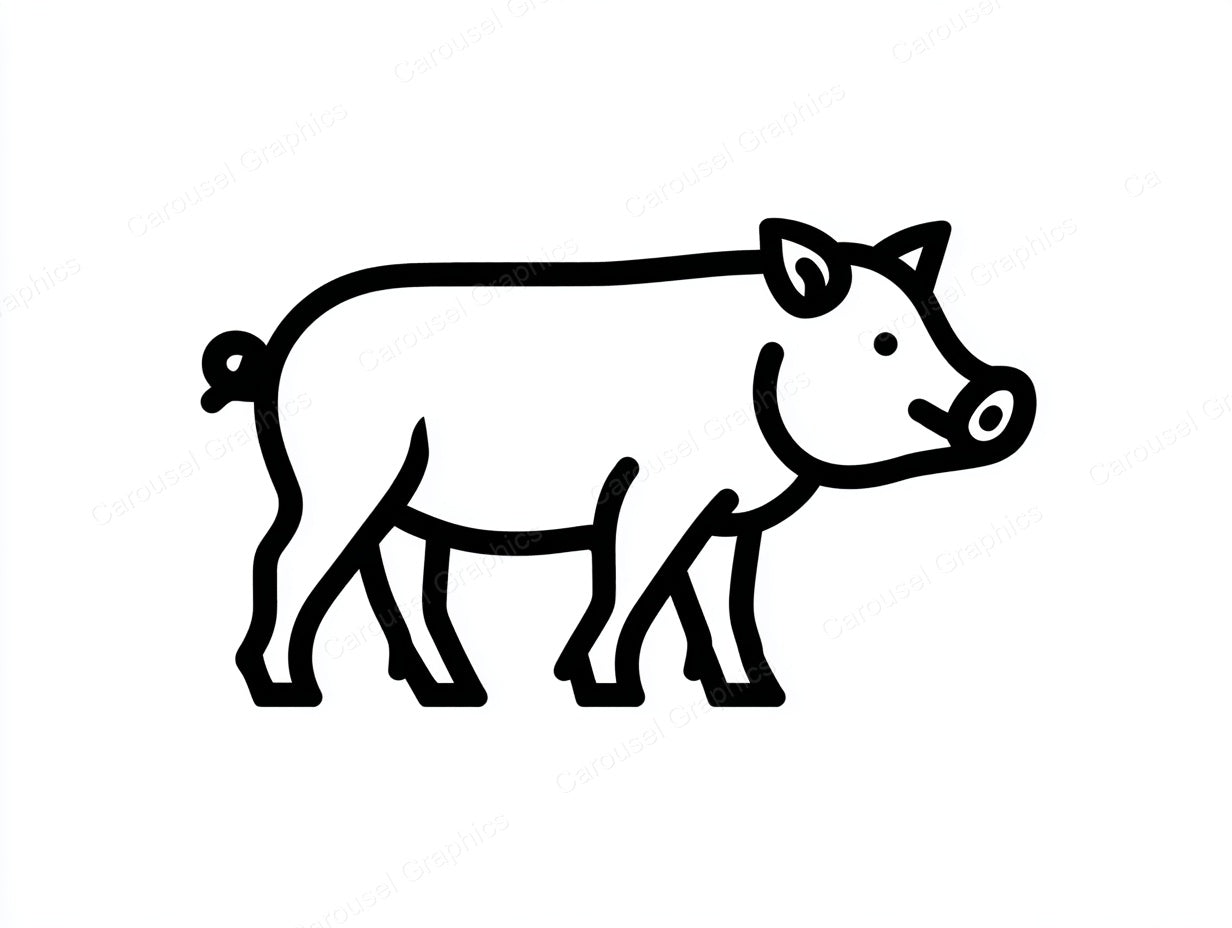 Pig Vector Graphic preview