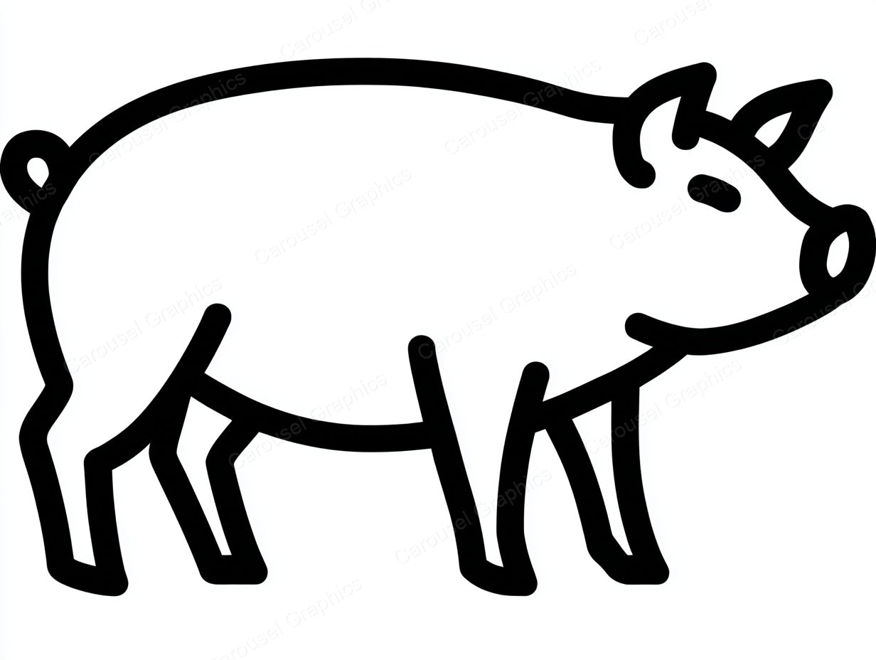 Pig Vector Graphic preview
