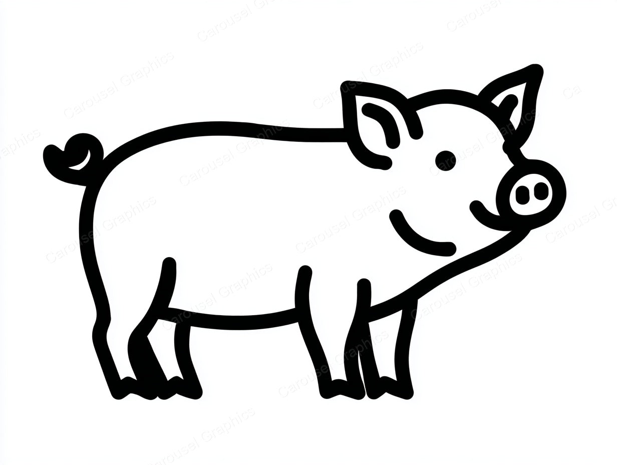 Pig Vector Graphic preview