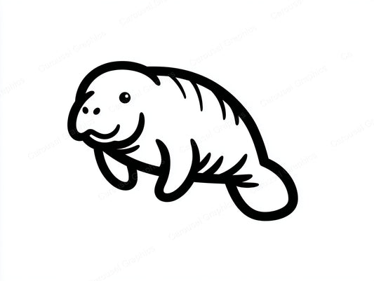 Manatee Vector Graphic preview