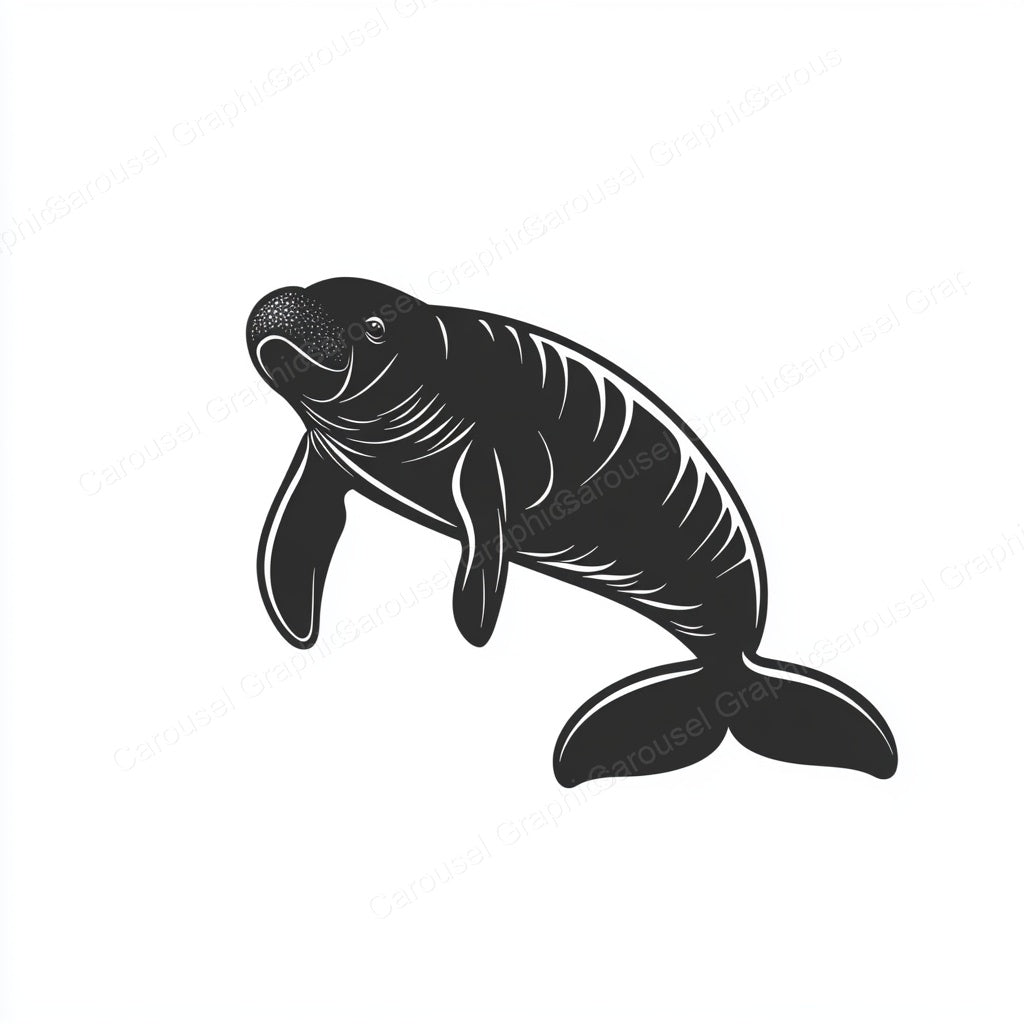 Manatee Vector Graphic preview