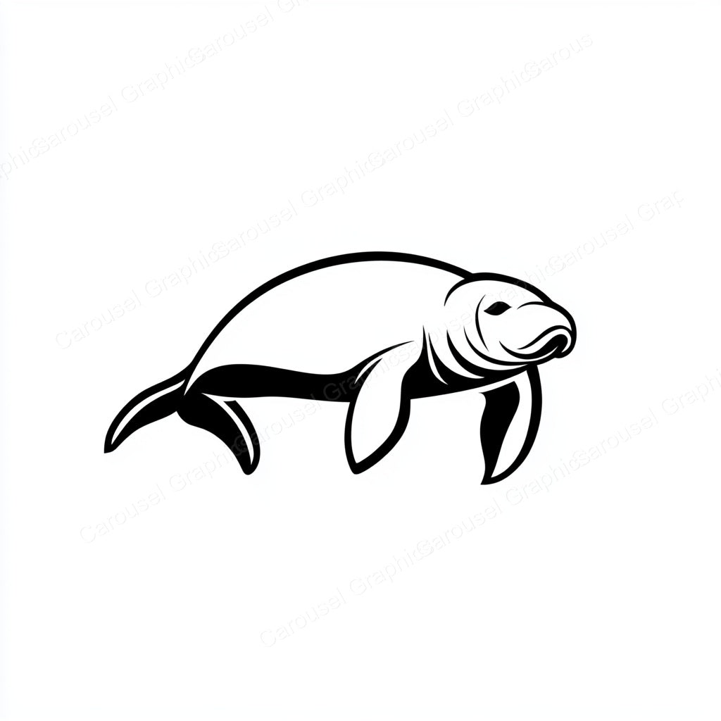 Manatee Vector Graphic preview
