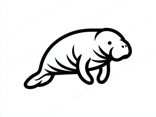 Manatee Vector Graphic preview