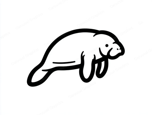 Manatee Vector Graphic preview