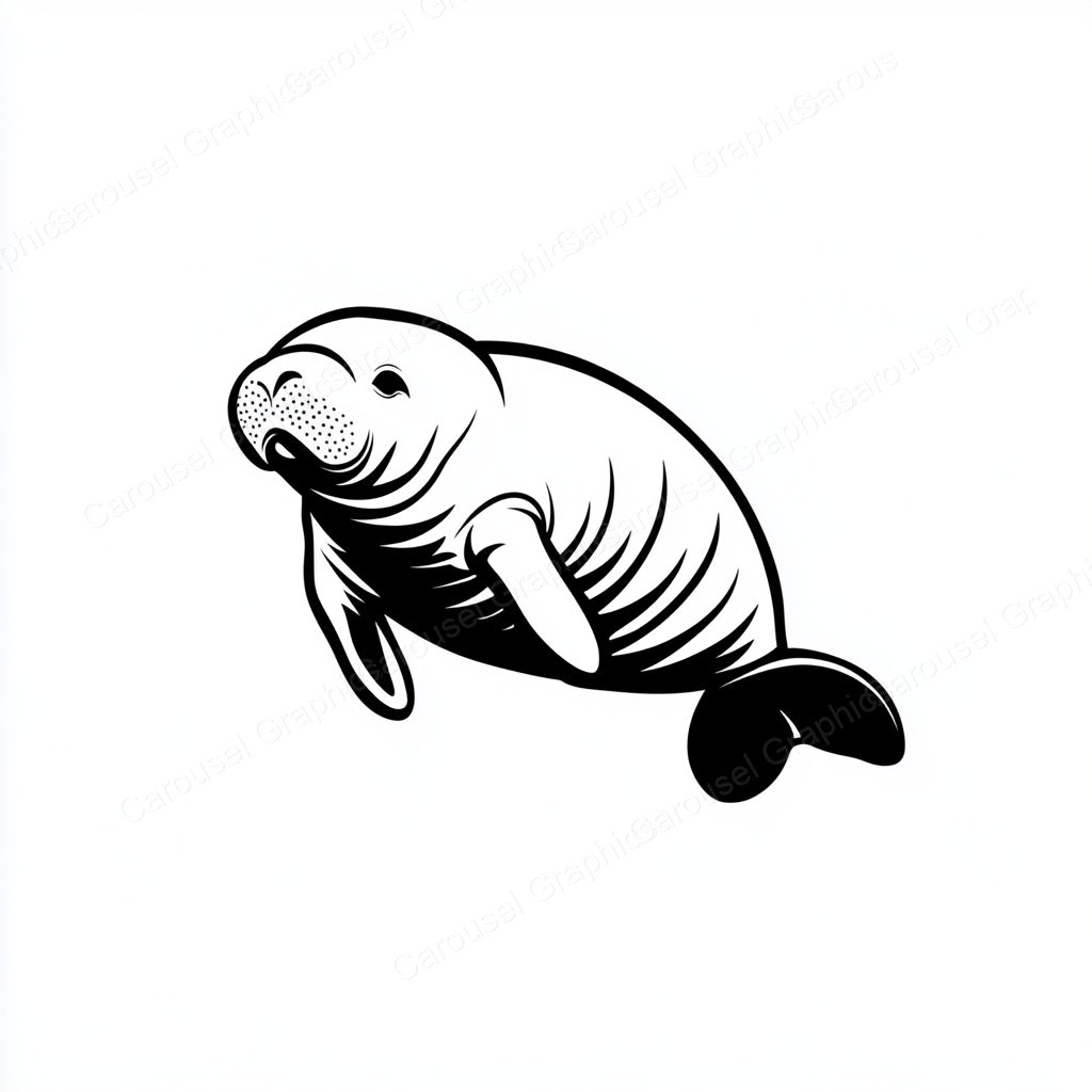 Manatee Vector Graphic preview