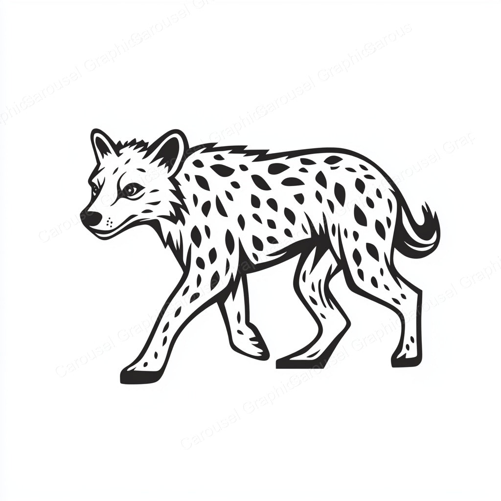 Hyena Vector Graphic preview