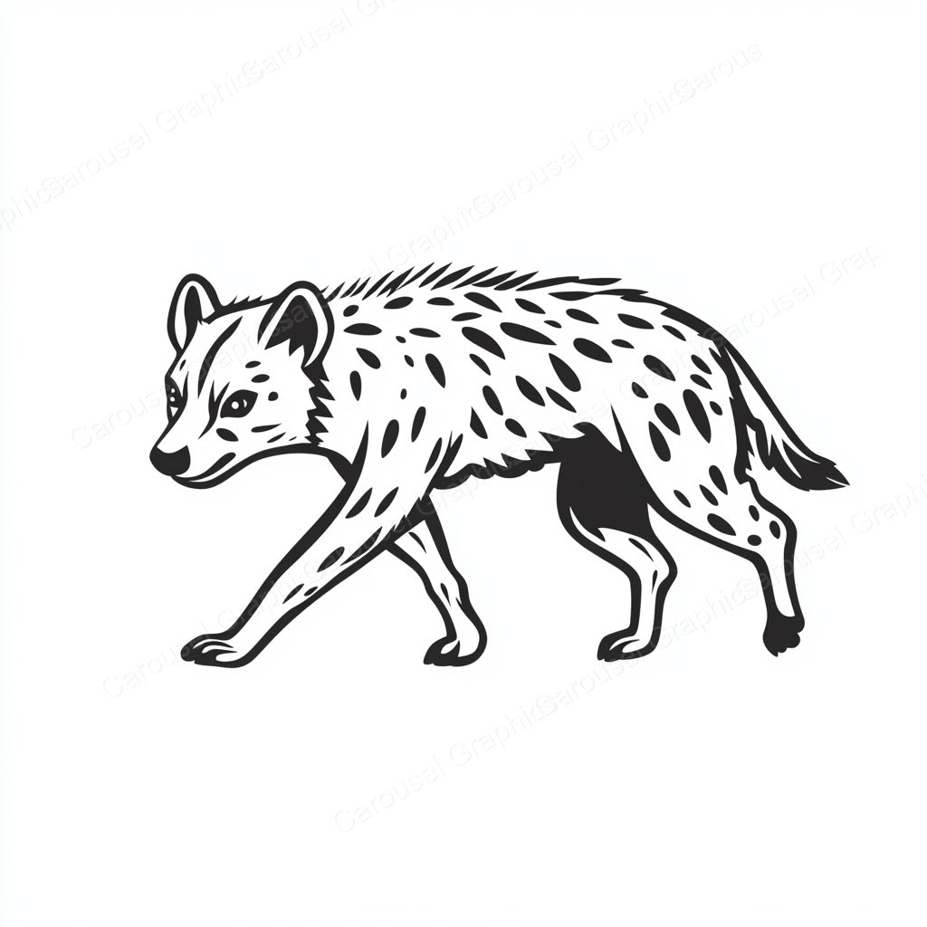 Hyena Vector Graphic preview