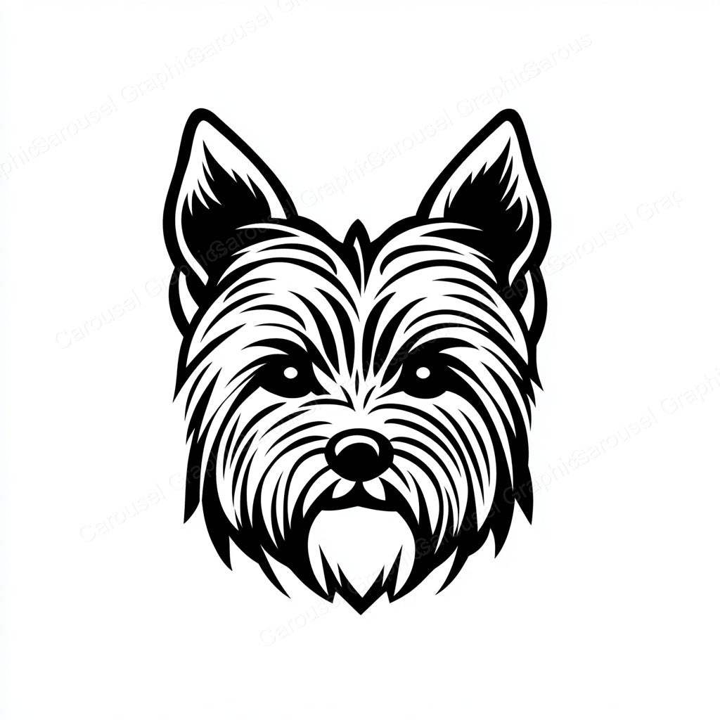 Yorkie Vector Graphic preview