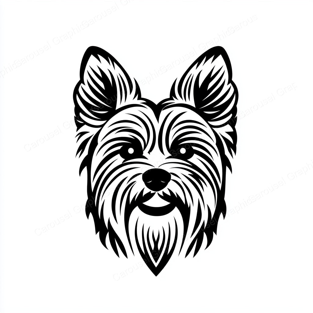 Yorkie Vector Graphic preview