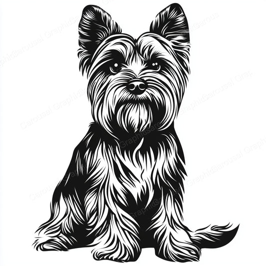 Yorkie Vector Graphic preview
