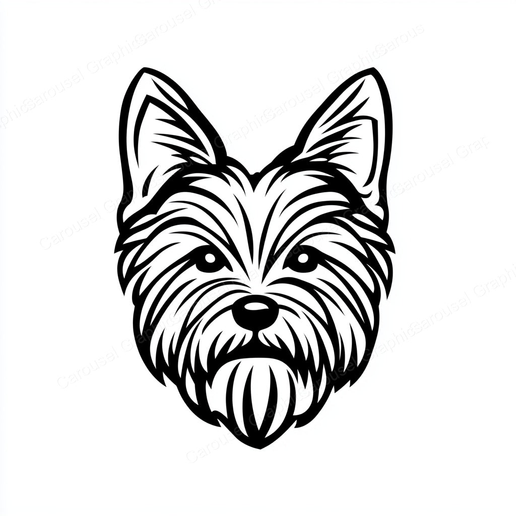 Yorkie Vector Graphic preview