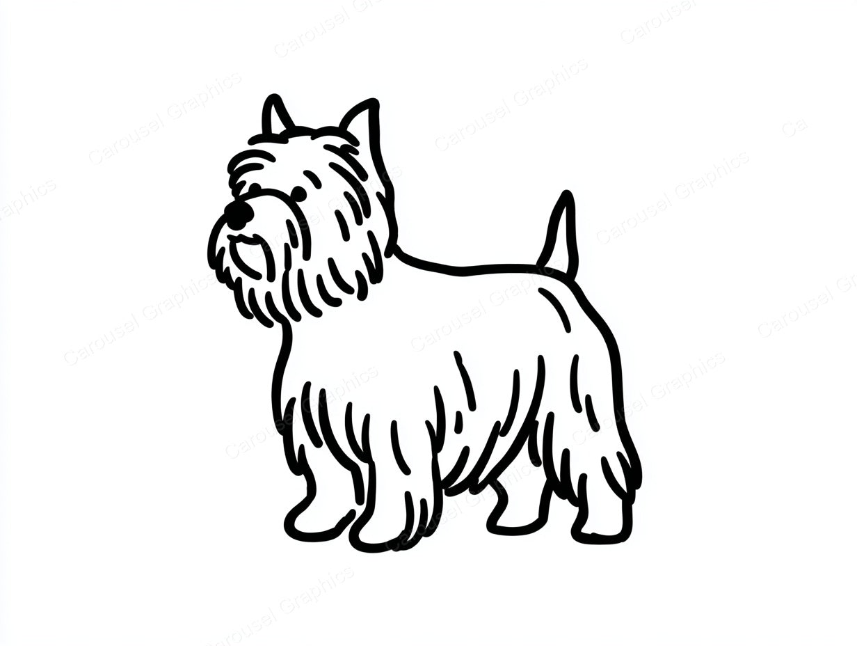 Yorkie Vector Graphic preview