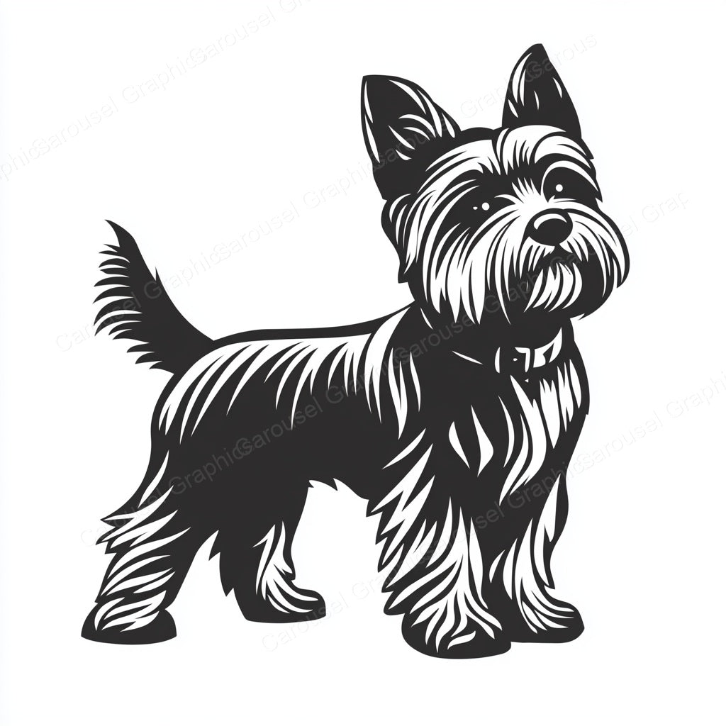 Yorkie Vector Graphic preview