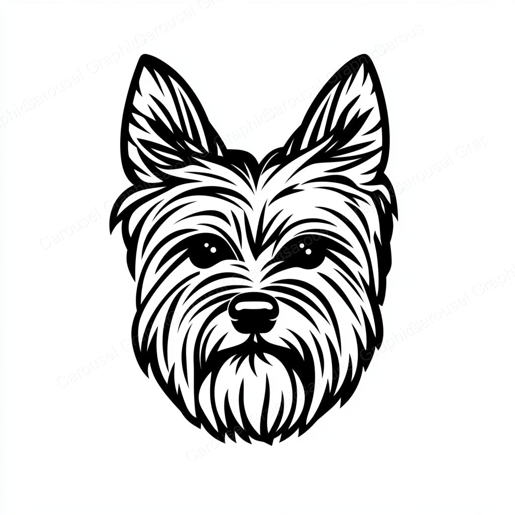Yorkie Vector Graphic preview