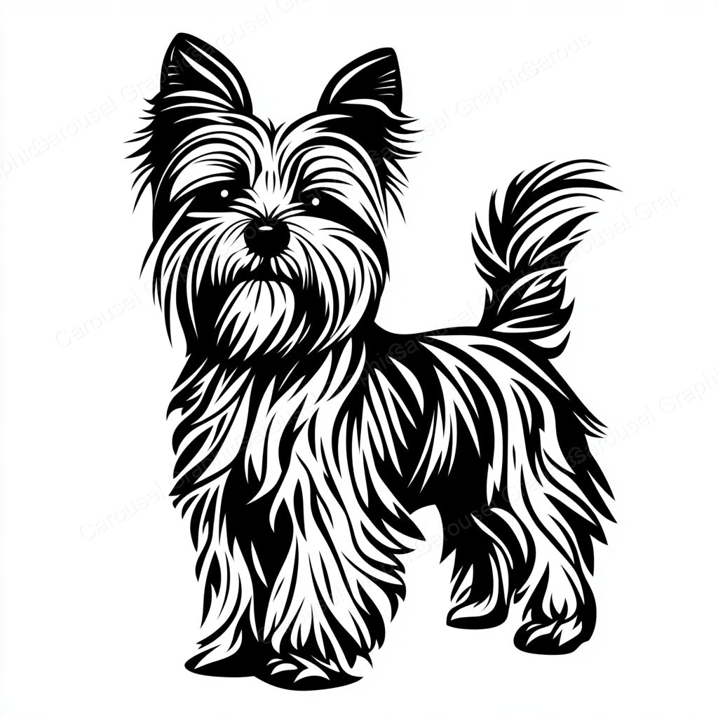 Yorkie Vector Graphic preview