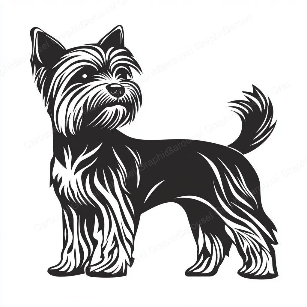 Yorkie Vector Graphic preview