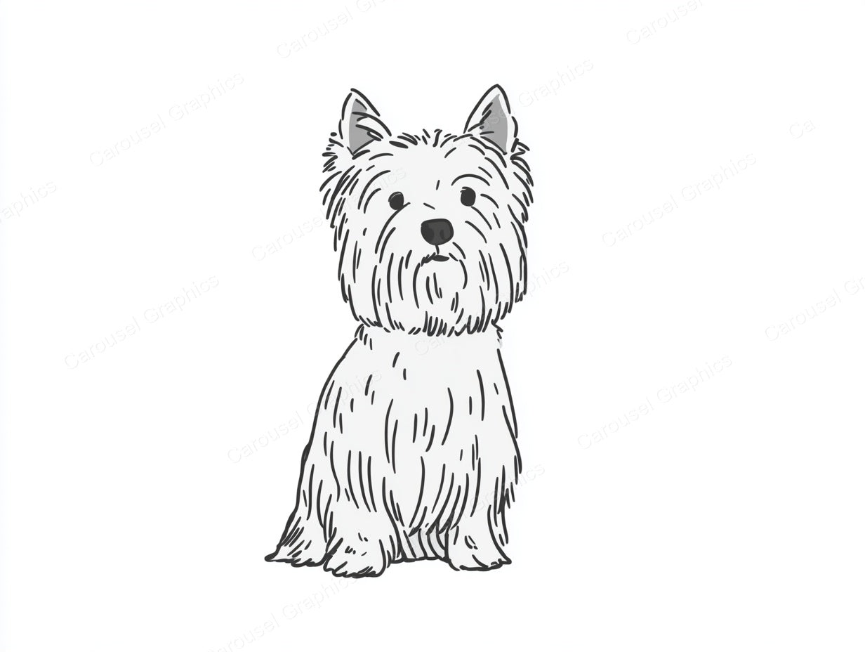 Yorkie Vector Graphic preview