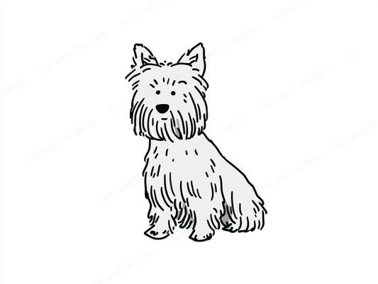 Yorkie Vector Graphic preview