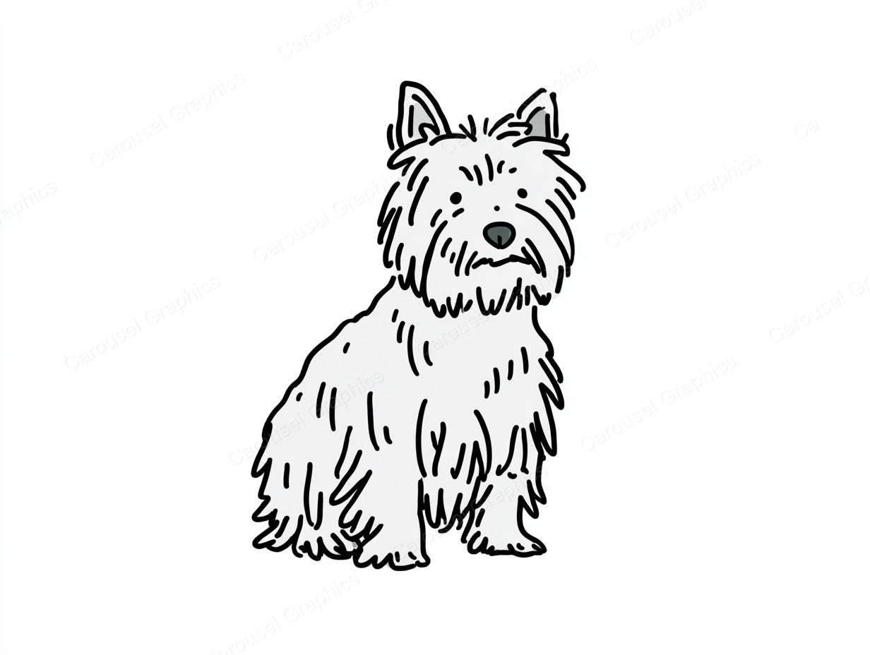 Yorkie Vector Graphic preview