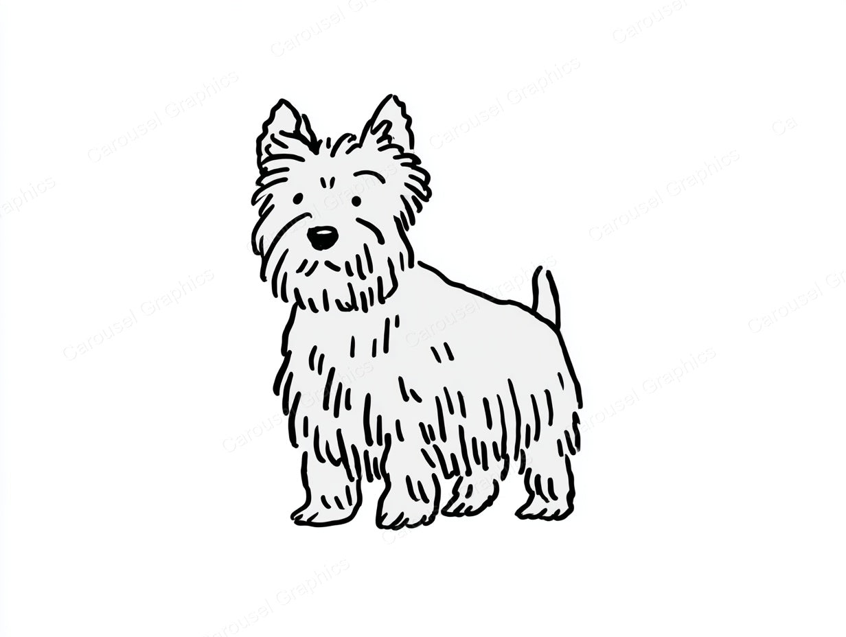 Yorkie Vector Graphic preview