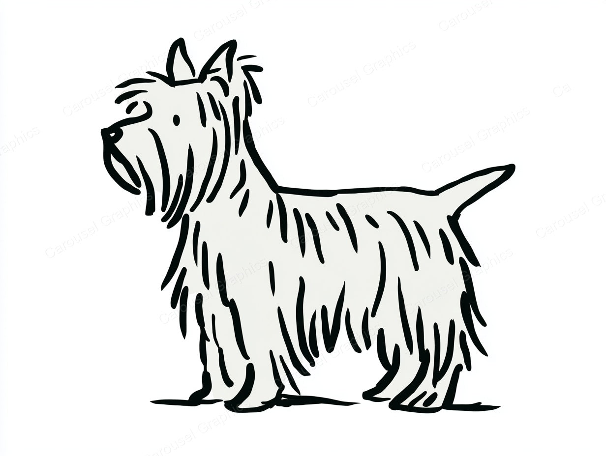 Yorkie Vector Graphic preview