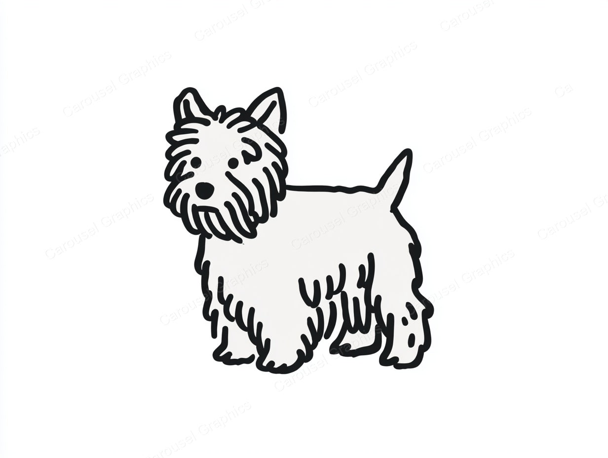 Yorkie Vector Graphic preview