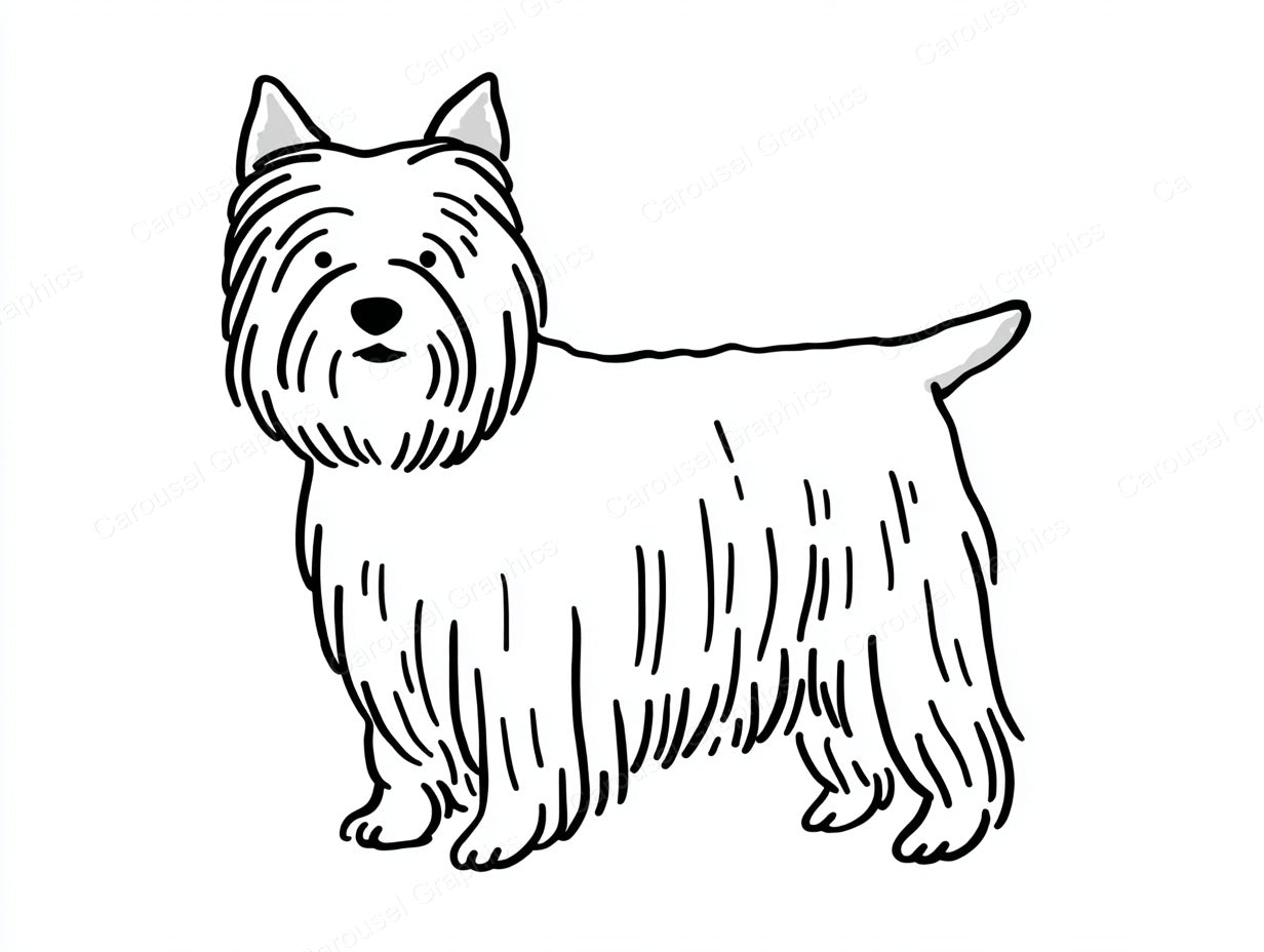 Yorkie Vector Graphic preview
