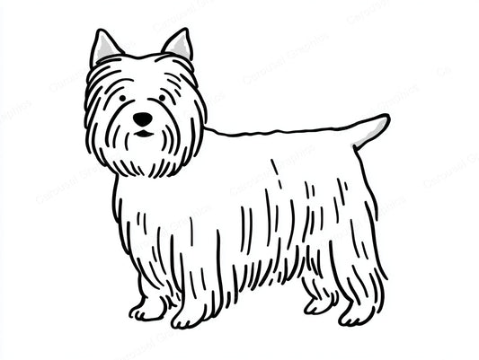 Yorkie Vector Graphic preview