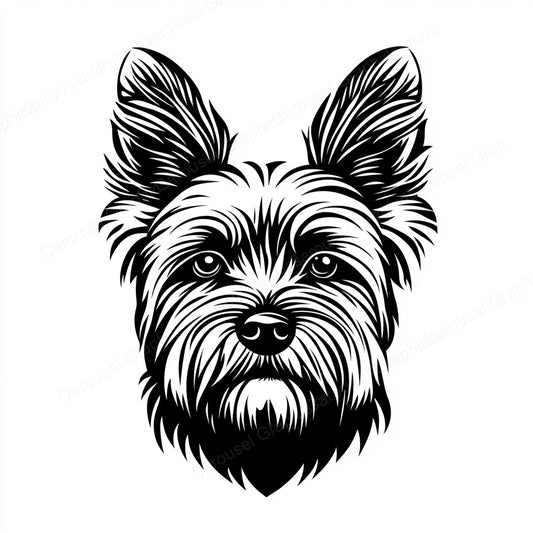 Yorkie Vector Graphic preview