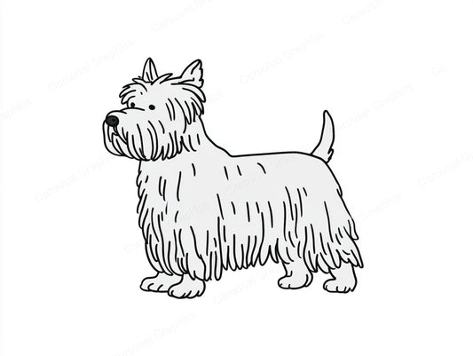 Yorkie Vector Graphic preview