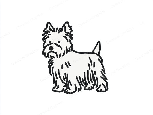 Yorkie Vector Graphic preview