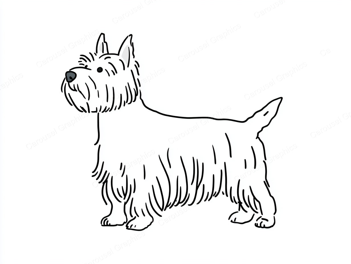 Yorkie Vector Graphic preview