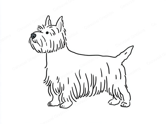Yorkie Vector Graphic preview