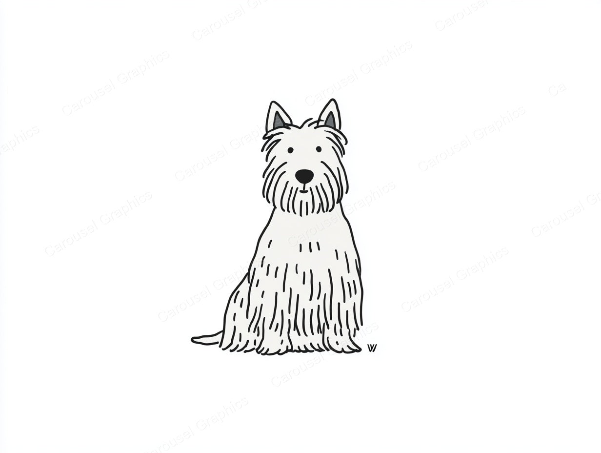 Yorkie Vector Graphic preview