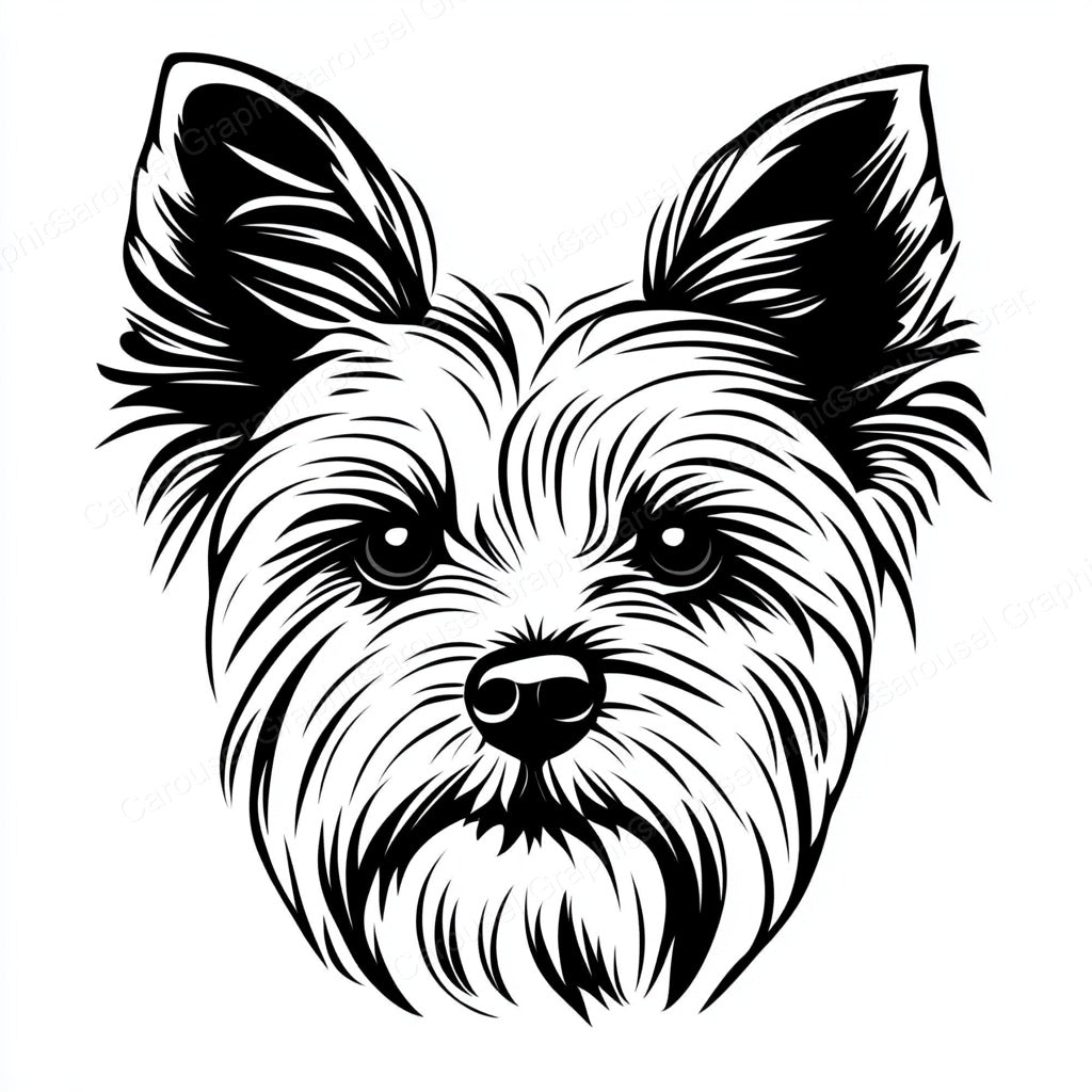 Yorkie Vector Graphic preview