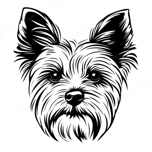 Yorkie Vector Graphic preview