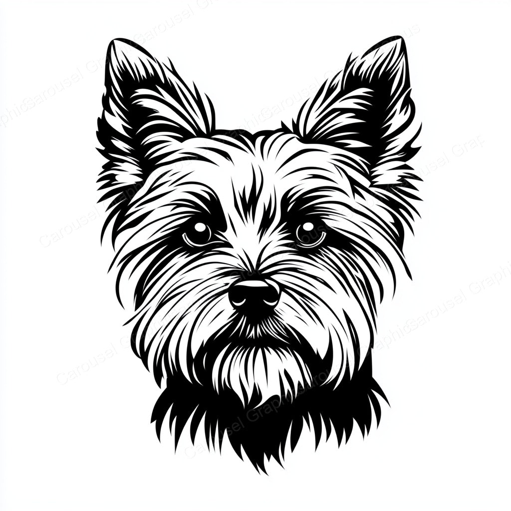 Yorkie Vector Graphic preview