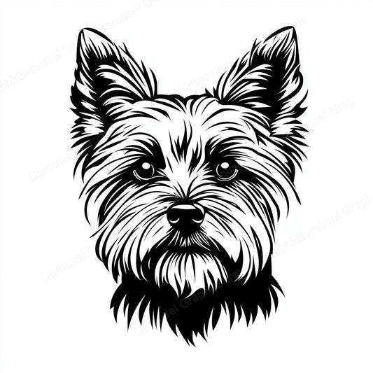 Yorkie Vector Graphic preview