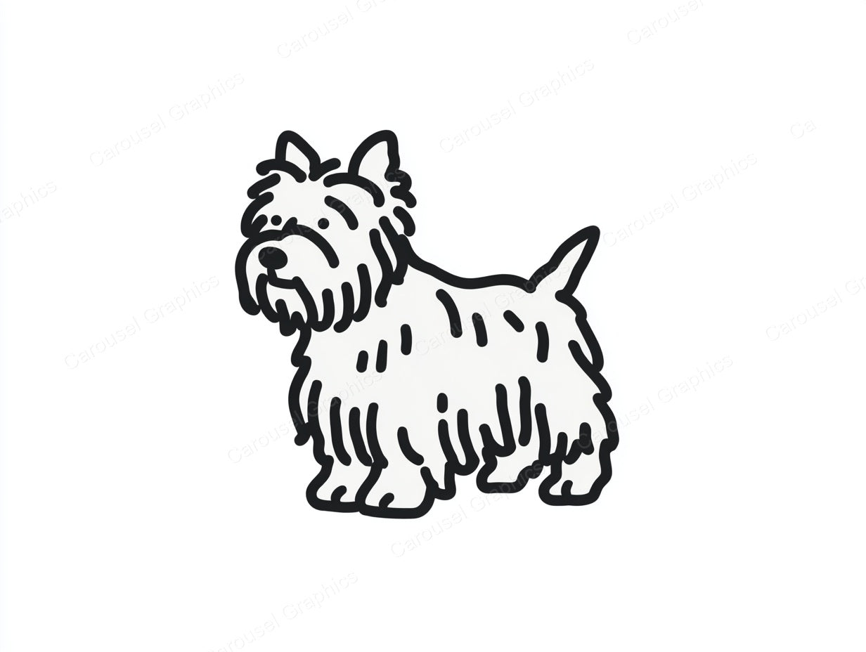 Yorkie Vector Graphic preview