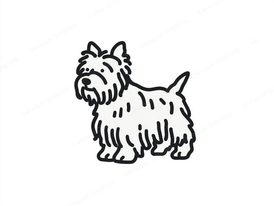 Yorkie Vector Graphic preview