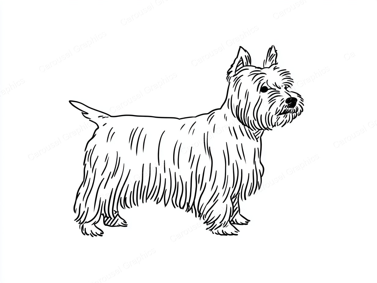 Yorkie Vector Graphic preview