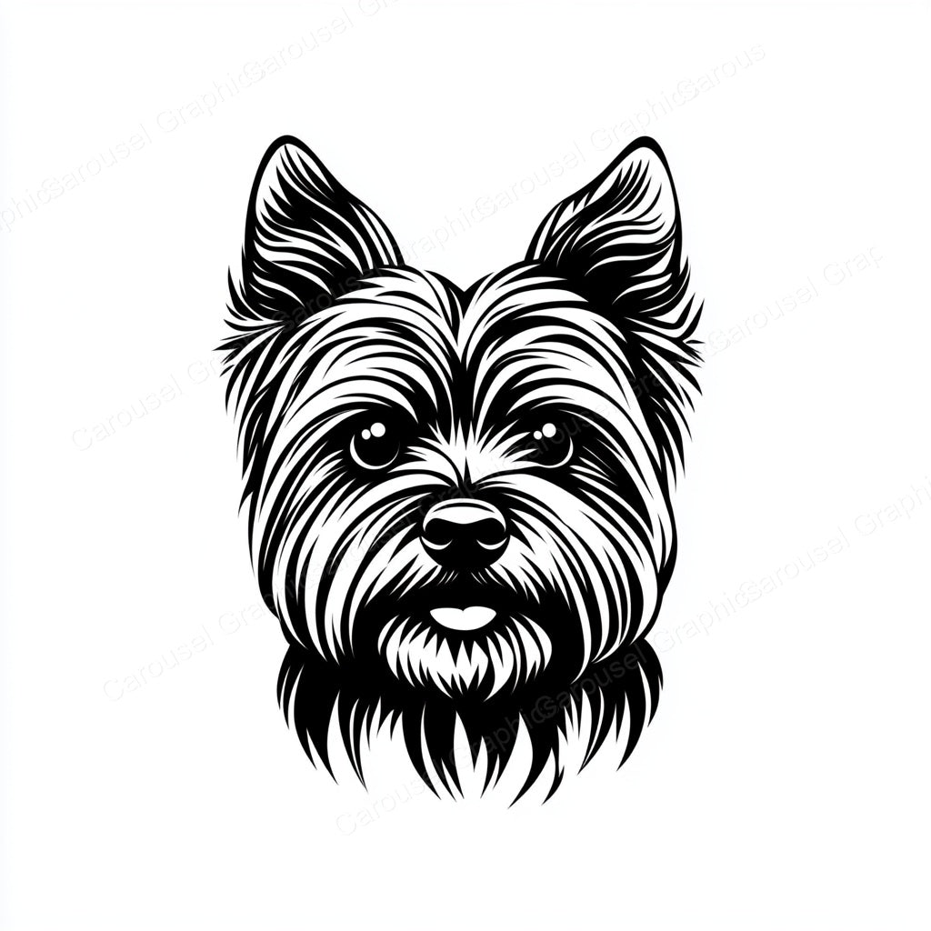 Yorkie Vector Graphic preview