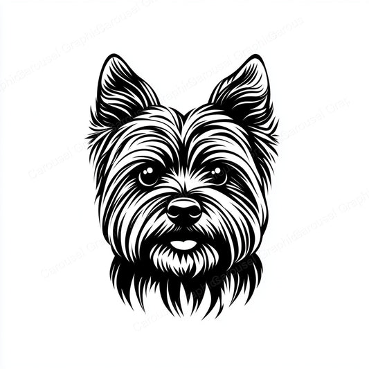 Yorkie Vector Graphic preview